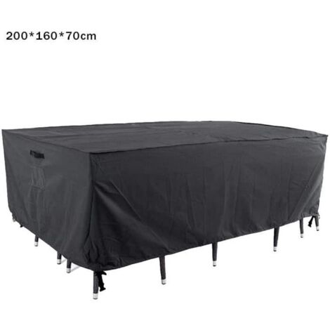 Housses de protection imperméables pour meubles de jardin (canapés et chaises), dimensions 200 x 160 x 70 cm. (1/4)