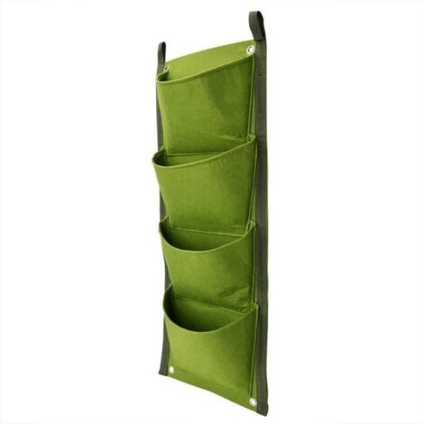 Poche murale écologique pour plantes, réutilisable pour fenêtres de cuisine, balcon, terrasse et herbes aromatiques. (1/4)