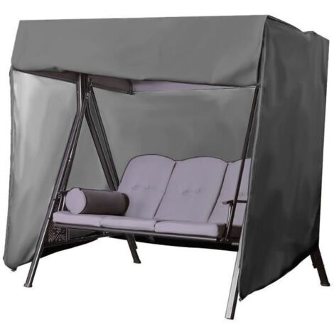 Housse de balancelle 3 places - Imperméable, anti-UV et résistante aux déchirures (1/4)