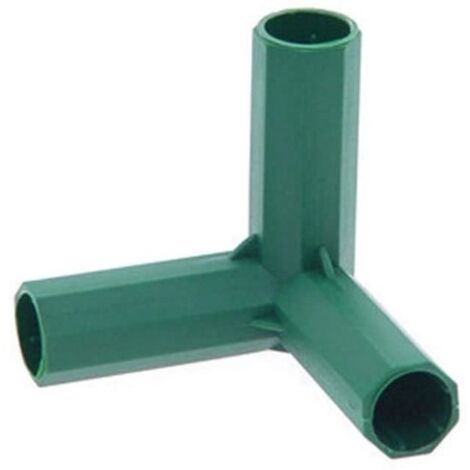 Connecteur de construction de serre, 10 pièces, raccord PVC 16mm pour meubles de cadre de serre en plastique. (1/4)