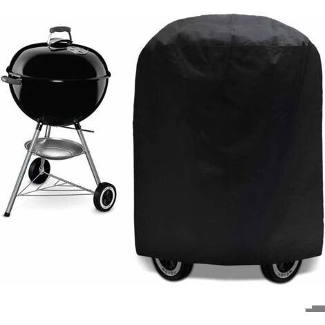 Housse de gril résistante aux UV et à l'eau, noire pour Weber, Holland, Triumph - 70 x 70 cm (1/4)