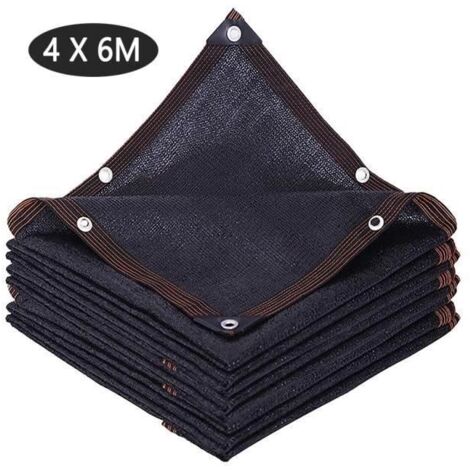 Filet d'ombrage rectangulaire - 85% d'ombrage - Anti-UV - PEHD (1/4)