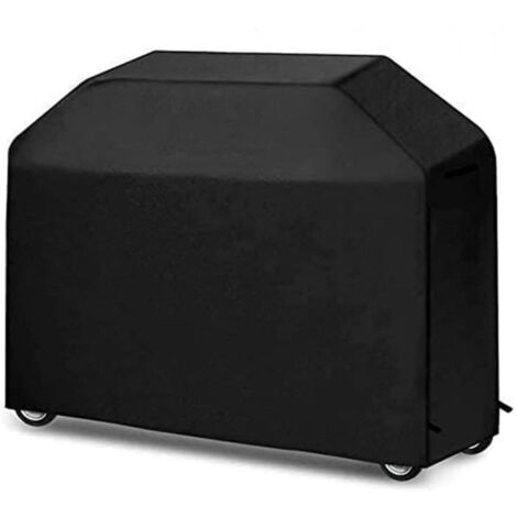Housse de Protection Imperméable pour Barbecue - N113 - 190x71x117cm - Oxford 210D - Noir (1/4)