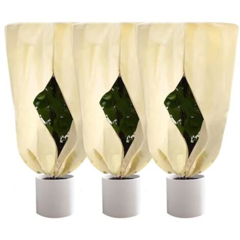 Housse d'hivernage pour plantes extérieures - Lot de 3 - 60 x 80 cm (1/4)