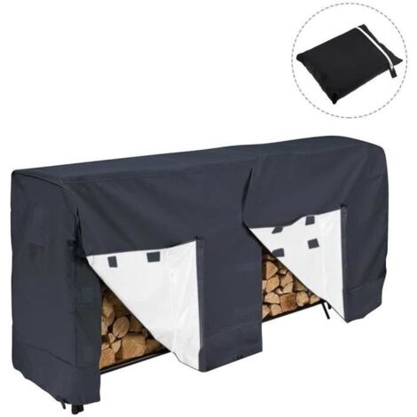 Housse de protection extérieure 8FT, 1,2 x 2,4 m – Coque robuste avec sac de transport, tissu durable premium – Noir (1/4)