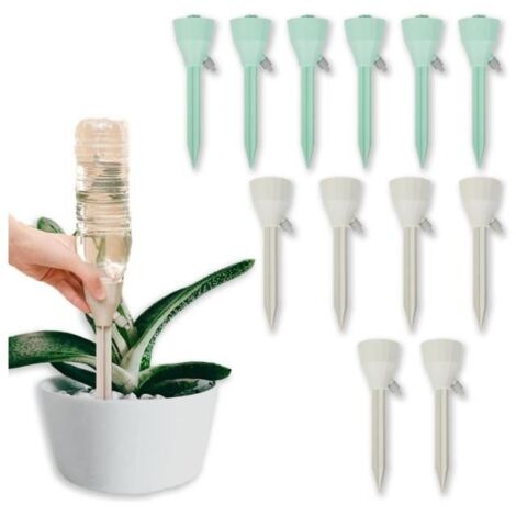 12 Pièces Kit d'Irrigation Goutte à Goutte, Arrosage Automatique Réglable pour Plantes, Buse Goutte à Goutte pour Bouteilles (1/4)