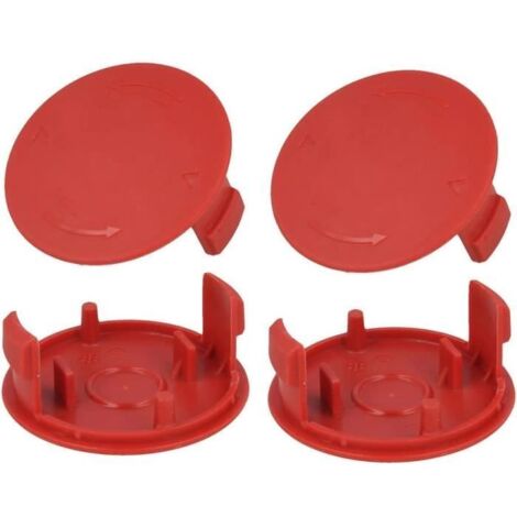 Lot de 4 capots de bobine pour débroussailleuse Bosch AFS 23-37, référence F016F04841. (1/4)