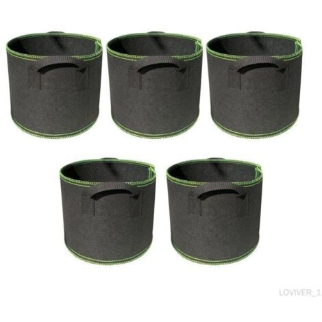 Sac de culture en tissu non tissé - résistant et réutilisable - 7 gallons (1/4)