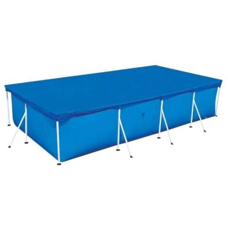 Bâche de Protection - Marque Inconnue - Modèle Rectangulaire - Tissu Anti-UV - 300x200 cm - Couleur Bleu (1/4)