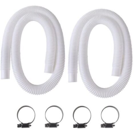 Tuyau de Piscine Intex - 2 Pièces 32mm - PVC Transparent - Durable et Léger