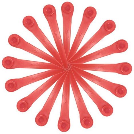 Lames de Plastique pour Coupe-Bordure – Lot de 100 (Compatibles Gardena – Pour Bordures sans Fil) (1/4)