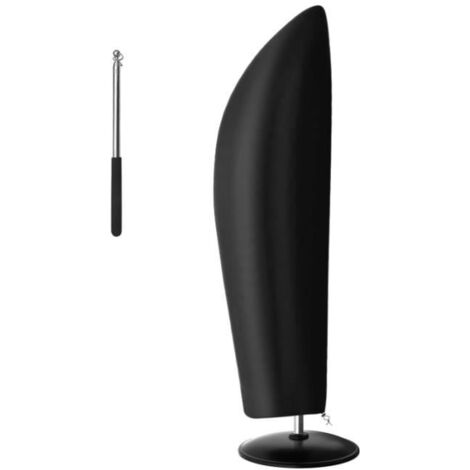 Housse de protection imperméable pour parasol de jardin, résistante au vent et aux UV. (1/4)