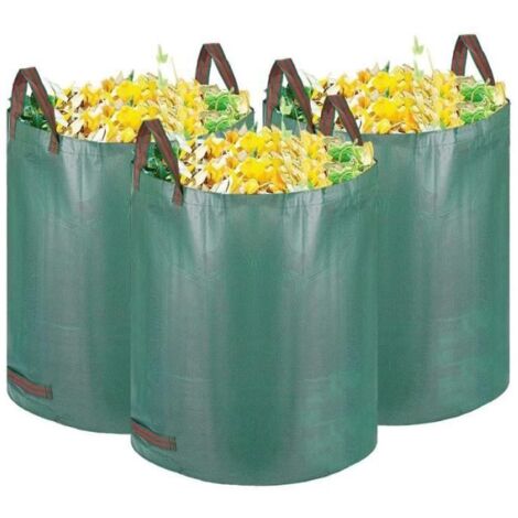 Sacs de Jardin 272L - Sacs à Ordures Réutilisables et Robustes pour la Collecte de Feuilles, 72 Gallons (1/4)