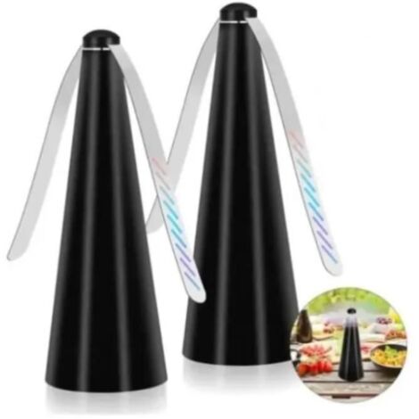 2 Ventilateurs Anti-Mouches de Table, Répulsif Électrique pour Éloigner les Insectes de la Nourriture (1/4)