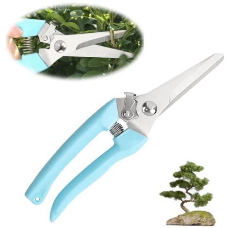 Sécateur de Jardin - Inoxydable - Poignée Ergonomique - Mécanisme de Verrouillage - 19,2 cm (1/4)