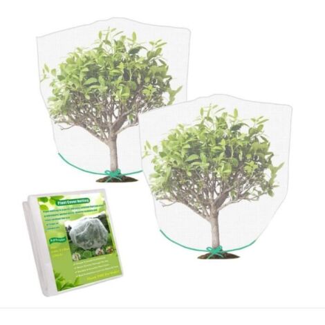 Filet de Protection Jardin Anti-Insectes et Oiseaux - Lot de 2 (1x1.5m) - Résistant au Vent et Insectes (1/4)
