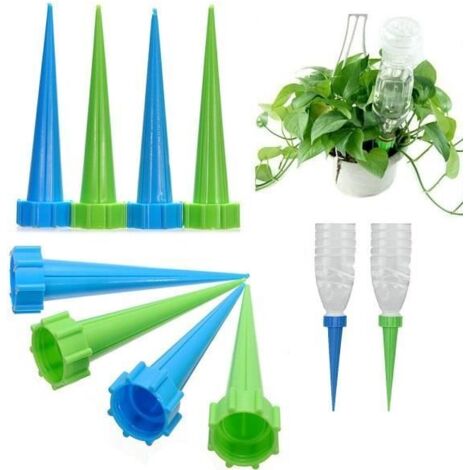 12X Arrosoir Automatique avec Embout pour Système d'Irrigation de Jardin en Plastique (1/4)