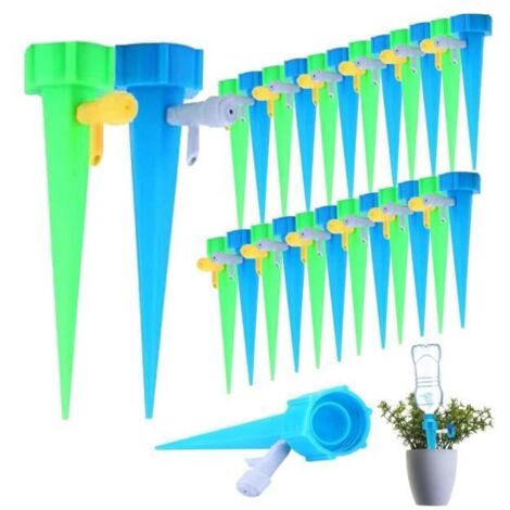 Kit de 24 pièces d'irrigation goutte à goutte, système d'arrosage automatique réglable pour plantes, WJ (1/4)