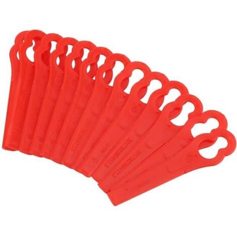 Lames de coupe-bordure en plastique ABS pour FRT18A, FRT18A1, Art 46155, FRT20A1 - Rouge - Lot de 100 (1/4)