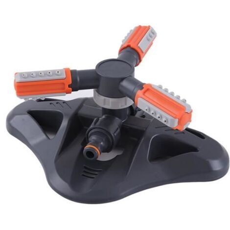 Arroseur de Jardin - Système d'Irrigation - Arroseur Rotatif 360° - ABS et TPR - Vert (1/4)