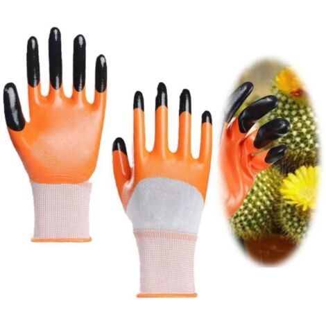 Gants de jardin - MARQUE - Modèle - Imperméables - Anticoupures - Respirants (1/4)
