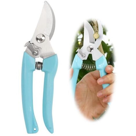 Sécateur de jardin - Haute qualité - Acier inoxydable - Ergonomique - Mécanisme de verrouillage - 17,5 cm (1/4)