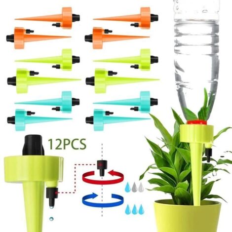 Kit d'Irrigation Goutte à Goutte 12 Pièces, Système d'Arrosage Automatique pour Plantes. (1/4)