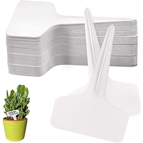 100 étiquettes de plantes blanches, marqueurs de noms pour plantes, étiquettes de jardinage pour amateurs de jardinage. (1/4)