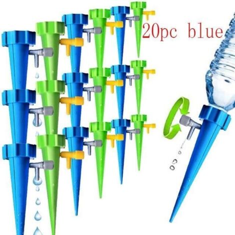 Arrosage, système d'arrosage goutte à goutte autonome en plastique, 30 pièces, pour plantes et fleurs, intérieur et extérieur - Type (1/4)
