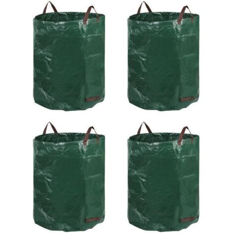 Sacs à déchets de jardin - miniClove - LIK5918 - 4x 272L - Vert et noir - Polyéthylène (1/4)