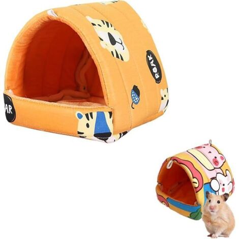 1 Piece Pig Bed House, Pig Bed, Rodent Plush Sleeping Bed, Suitable for Guinea Pigs, Chinchillas, Ferrets, BASKET (1/5)