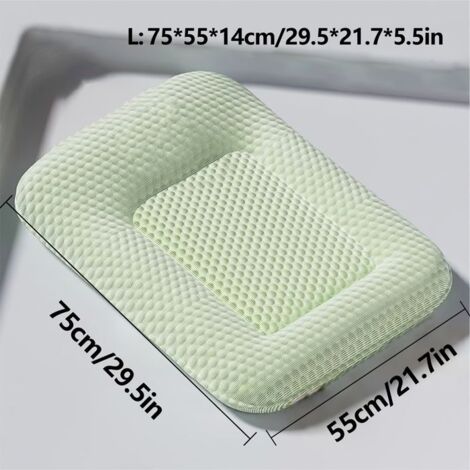 3D Ice Bean Cooling Mat for Dogs and Cats - Washable Summer Sleeping Mat with 3D Ice Technology, Green Basket Bed (1/5)