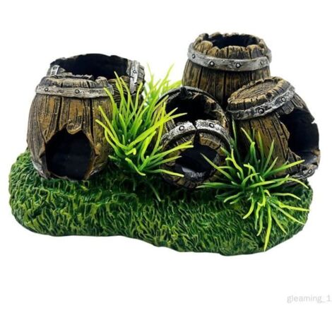 Aquarium Decoration - Unspecified - Resin Cave - 10.8 cm x 7.5 cm x 6.2 cm - For Fish - Durable (1/4)