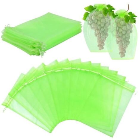 50 Pièces Filet de Protection pour Fruits 20x30cm, Anti-Insectes et Oiseaux, pour Jardin (1/4)