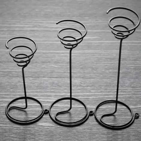 Support pour plantes - Non spécifié - 3 tailles - Fer - Noir - Décoration d'intérieur (1/4)