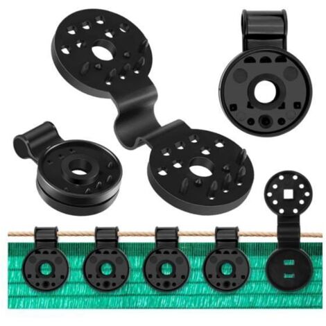 Clips Plastiques - Non spécifié - 80 Pièces - Haute Qualité - Réutilisables - Installation Facile (1/4)
