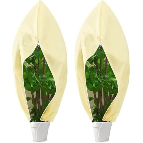 Housse d'Hivernage pour Plantes, 2 Pièces, Protection Hivernale, Sac de Protection pour Plantes (120 x 180 cm) (1/4)