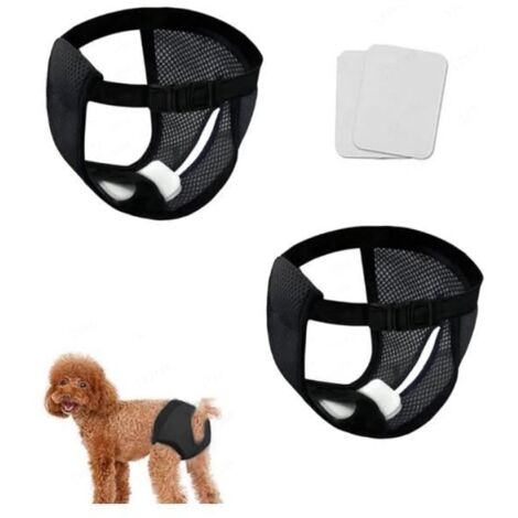 Dog Heat Cycle Panties - 2 pieces - Pink (1/4)