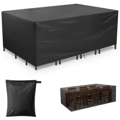 Housse de mobilier de jardin en Oxford - 170x94x70 cm - Imperméable - Résistante aux UV - Anti-poussière (1/4)