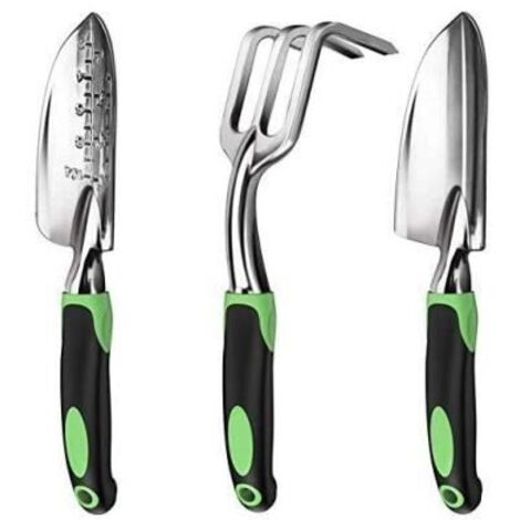 Outils de Jardinage - Ensemble 3 pièces - Aluminium - Ergonomique et Durable (1/4)