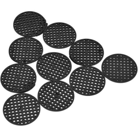 Tapis de drainage pour pots - Maille - 4,5 cm - 10 pièces - Plastique respirant (1/4)