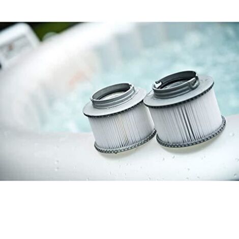 Xinlan Lot de 2 filtres MSPA pour tous les modèles de spas Whirlpool, piscines et jacuzzis gonflables MSPA. (1/4)