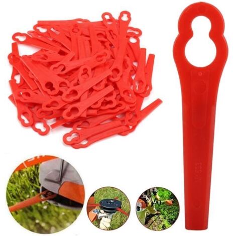 Lames de coupe - Accessoires - FRT18A - 100 pièces - ABS - Rouge (1/4)