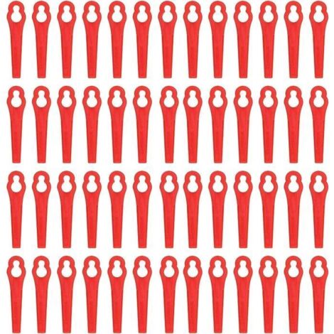 Lames de rechange en plastique - Non spécifié - 100 pièces - ABS - Pour tondeuse à batterie - Coupe précise (1/4)