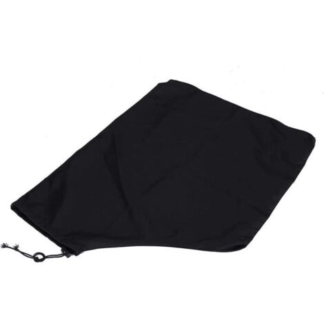 Souffleur de feuilles en polyester avec sac collecteur à fermeture éclair, noir A139 (1/4)