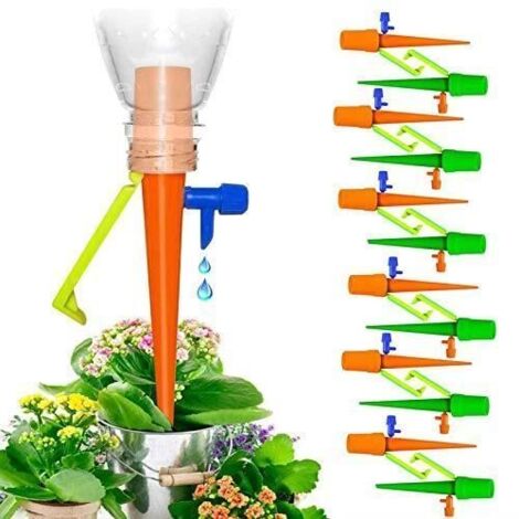 Kit d'irrigation goutte à goutte automatique - 12 goutteurs réglables - Pour l'arrosage du jardin (1/4)