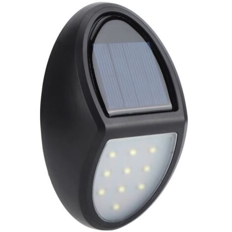 Applique Murale Solaire Étanche 10 LED pour Balcon, Cour et Jardin (1/4)