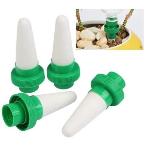 Distributeur d’irrigation automatique en céramique pour plantes, cône à goutte-à-goutte. (1/4)