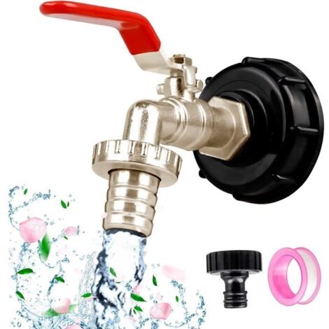 Robinet de Cuve - Non spécifié - S60X6 - Alliage d'aluminium - Adaptateur amovible - Étanchéité optimale (1/4)