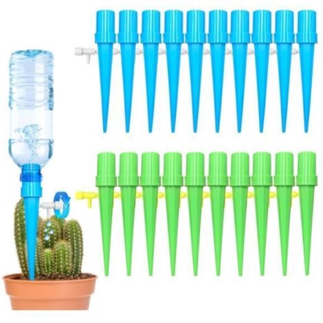 Kit d'Irrigation Goutte à Goutte - Marque - Modèle - Débit Réglable - ABS - Blanc (1/4)